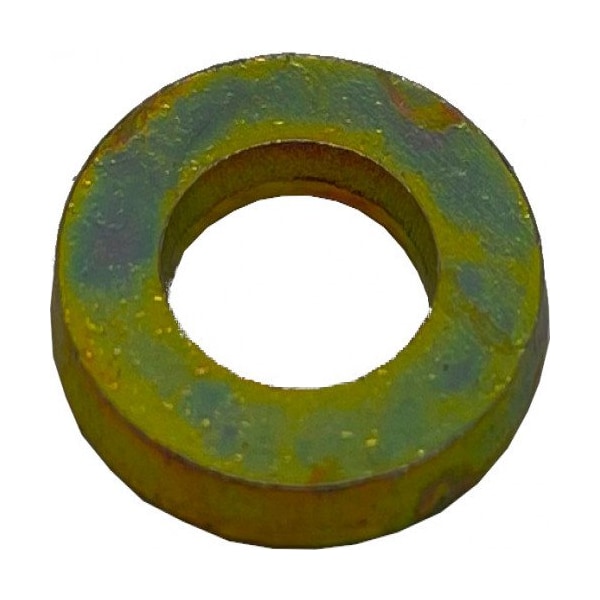 Suburban Bolt And Supply Flat Washer, For Screw Size M10 , Steel Zinc Yellow Finish A4580100USSWZYD - main